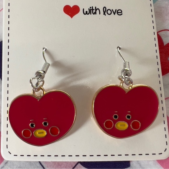 BT21 TATA V BTS earrings - Picture 2 of 3